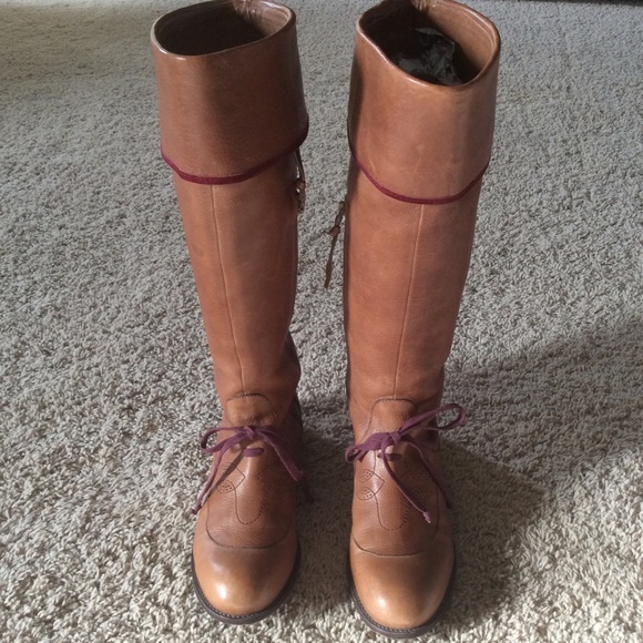 Anthropologie Shoes - ANTHROPOLOGIE Leather Riding Boots